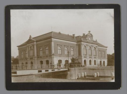 View of the former exchange building in Leeuwarden