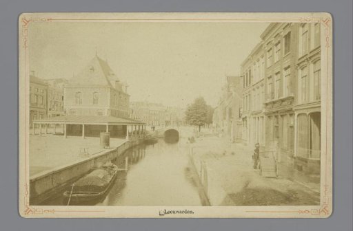 Street view with the Weigh House in Leeuwarden