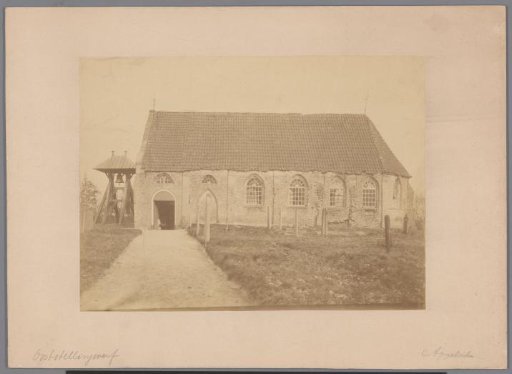 Trefkerk with bell tower at Appelscha, demolished in 1903