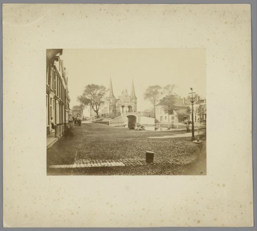 View of Sneek with the city side of the Sneek Water Gate