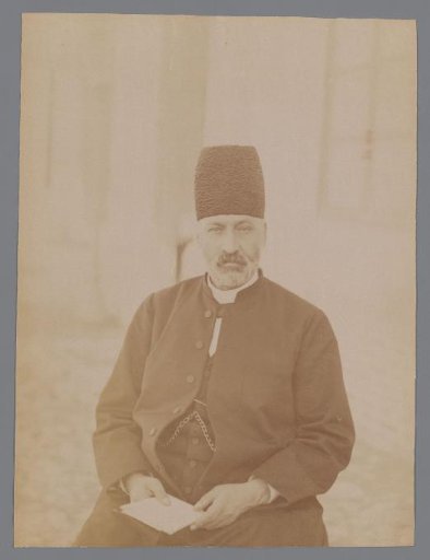 Portrait of a man ("Manchreherleh [?]"), Iran [?]