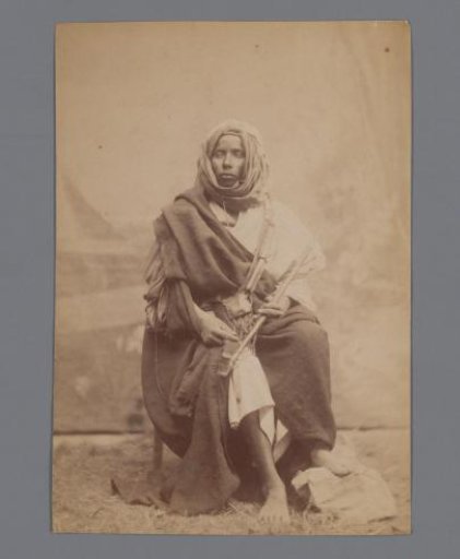 Seated man with a pipe, Egypt?