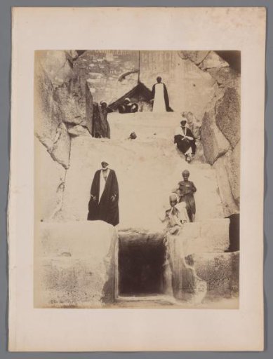 Entrance to the Pyramid of Cheops, Egypt