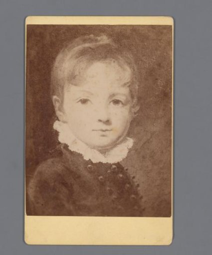 Photographic Reproduction of a Painting of a Boy (William Proctor)