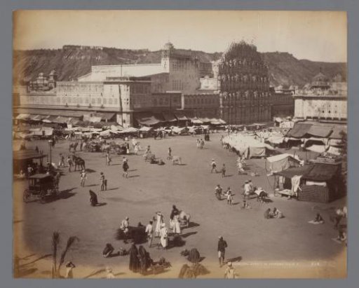View of the Hawa Mahal, Jaipur, Rajasthan, India
