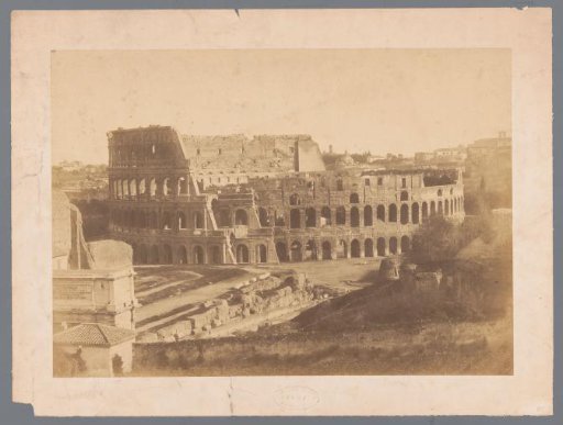 View of the Colosseum in Rome