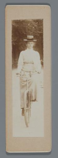 Female friends on bicycles during an outing