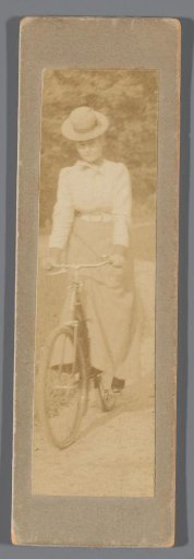 Woman on a bicycle