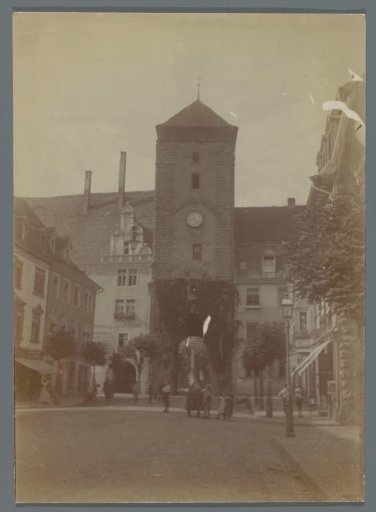 City View with a Clock Tower
