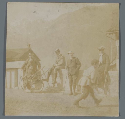 Group Portrait in a Mountainous Landscape