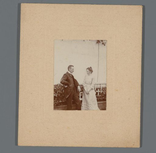 Portrait of Anna Gesiena Jonker and Willem Jacobus Fockens