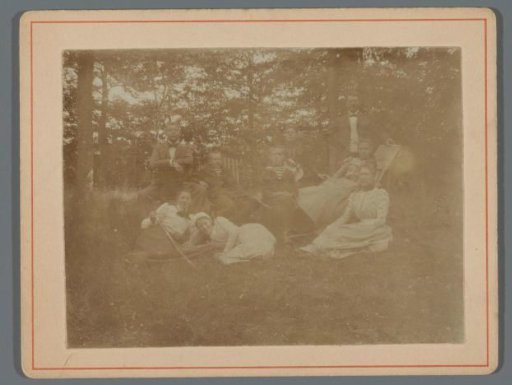 Group portrait in the grass