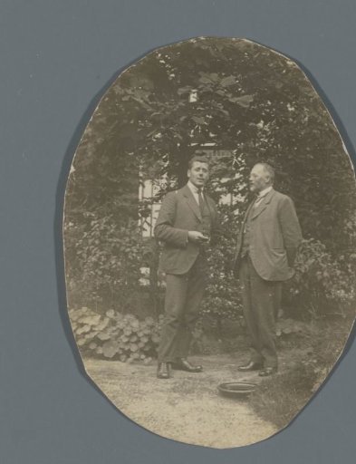 Portrait of two unknown men