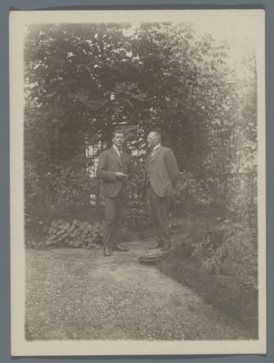 Portrait of two unknown men