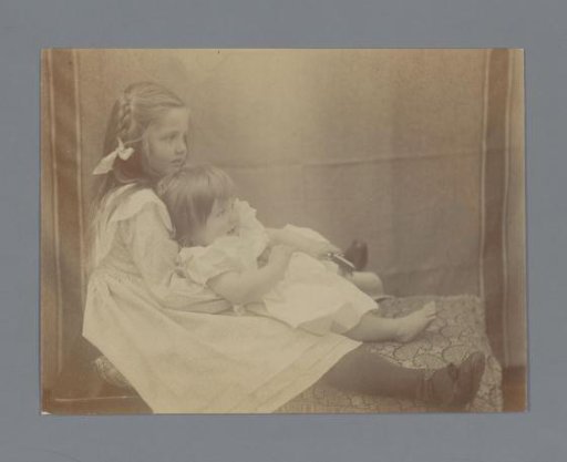 Portrait of Two Unknown Children