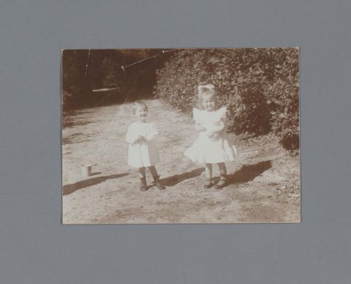 Portrait of an unknown boy and girl