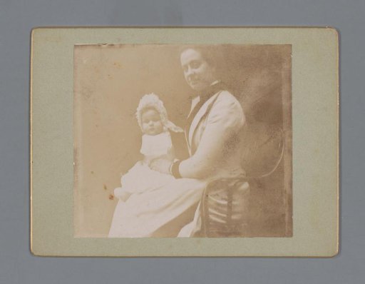 Portrait of a mother with her child