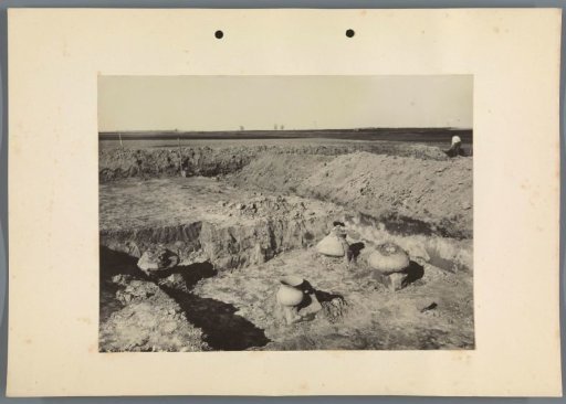 Urn field, excavated at Dömsöd
