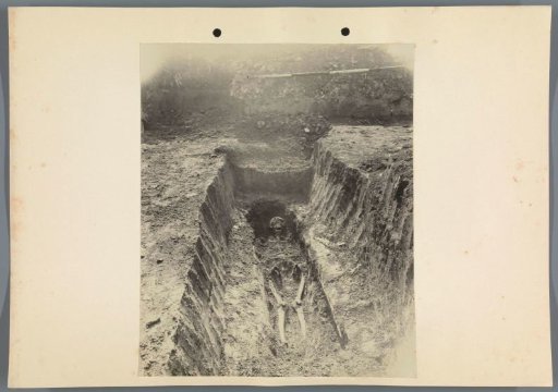 Skeleton, found during archaeological excavations in Hungary