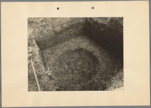 Pit at archaeological excavations in Hungary