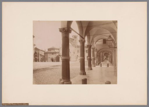 View of San Stefano in Bologna, Italy