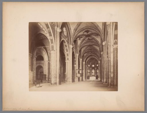 Interior of the Santa Maria sopra Minerva in Rome, Italy