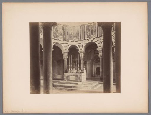 Altar in the Santa Constanza in Rome, Italy