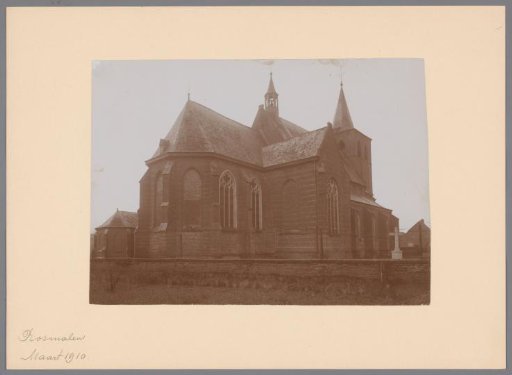 Northeast Side of the Saint Lambertus Church in Rosmalen