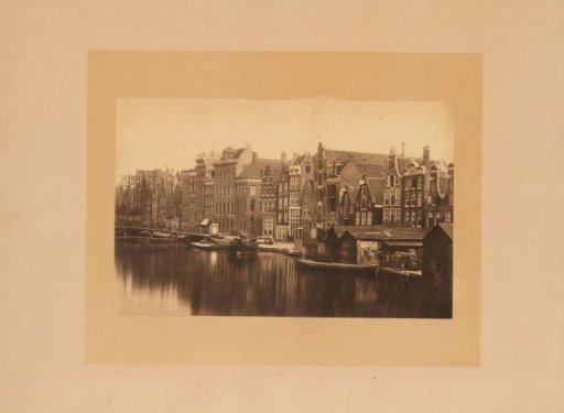 The Coffin Makers' Canal near the Half-Moon Bridge, Amsterdam