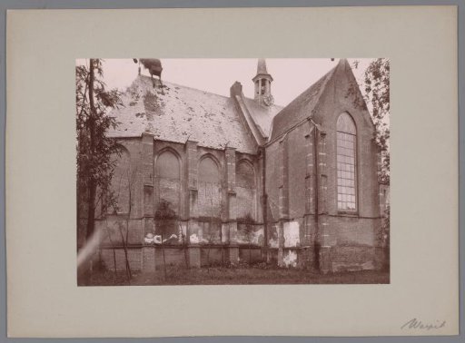 Northeast side of the Reformed Church in Waspik