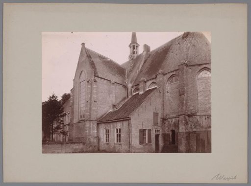 Southeast side of the Reformed Church in Waspik