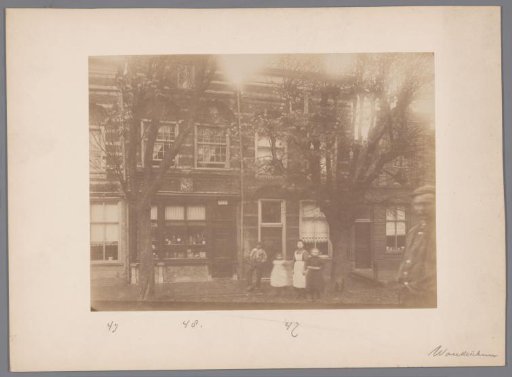 View of Hoogstraat 47-49 in Woudrichem