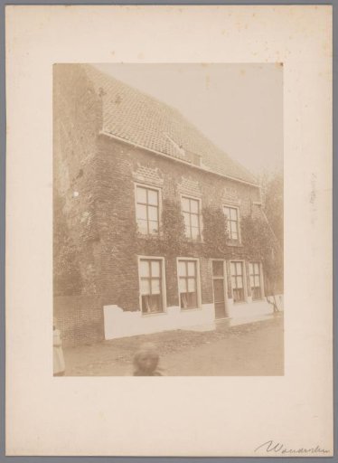 Façade of the Monastery on Molenstraat 75 in Woudrichem