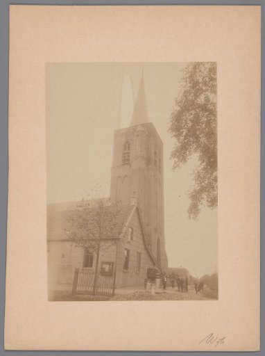 View of the Reformed Church in Wijk en Aalburg