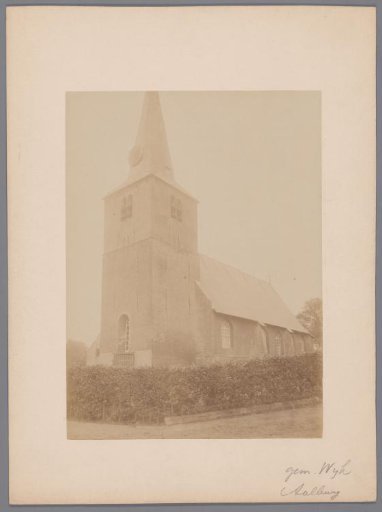 View of the Reformed Church in Wijk en Aalburg