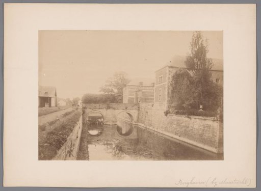 Bridge and moat of Borgharen Castle