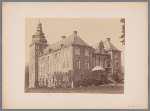 Southeast side of Château Neubourg in Gulpen