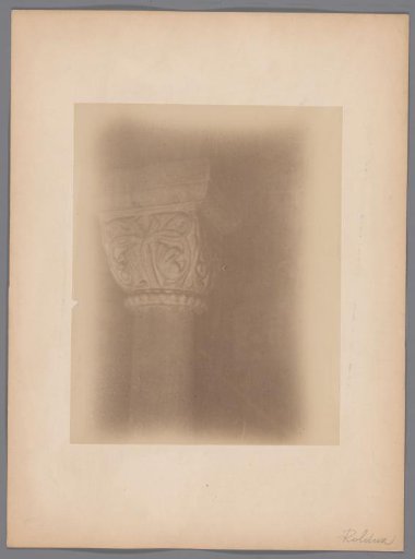 Capital of a column in the crypt of the Abbey Church at Rolduc
