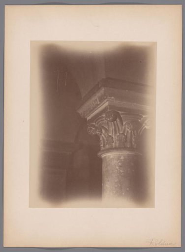 Capital of a column in the crypt of the Abbey Church at Rolduc