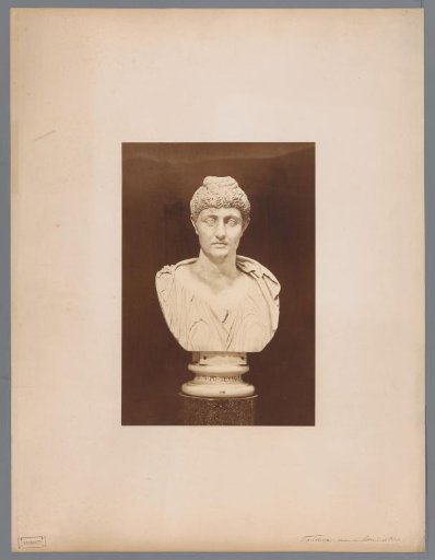 Sculpture (bust) of Faustina, Vatican Museum
