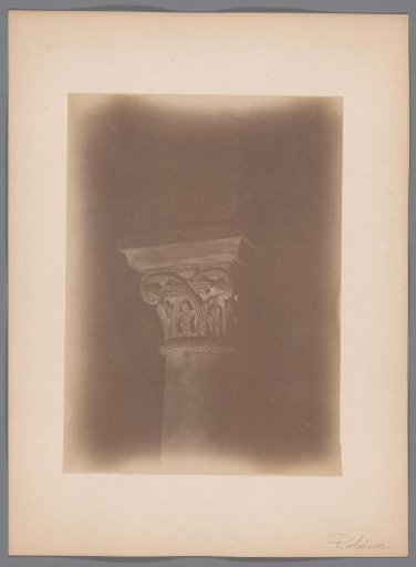 Capital of a column in the crypt of the Abbey Church at Rolduc