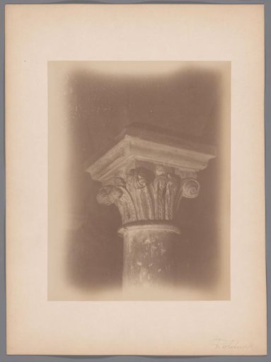 Capital of a column in the crypt of the Abbey Church at Rolduc