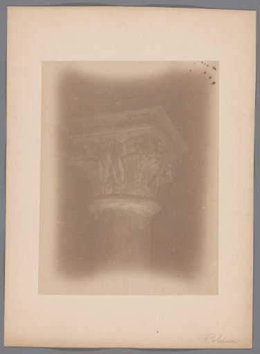 Capital of a column in the crypt of the Abbey Church at Rolduc