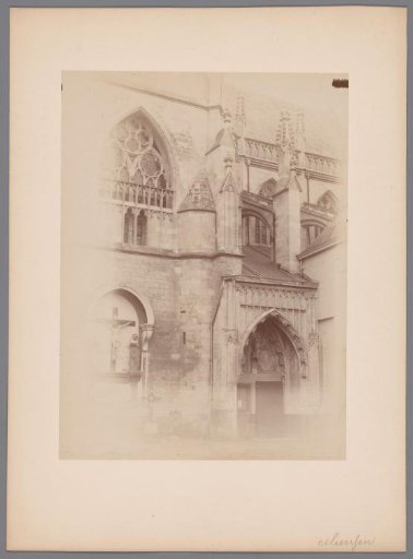 Portal on the north side of the St. Bartholomew Basilica at Meerssen