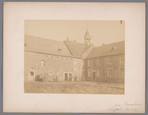 Courtyard of the former monastery in Hoogcruts