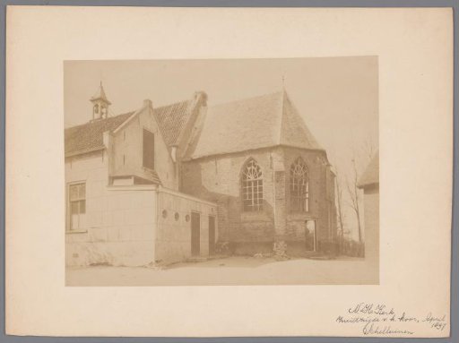 Southern side of the Reformed Church in Schelluinen