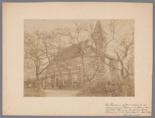 View of the Parsonage of the Reformed Church in Schelluinen