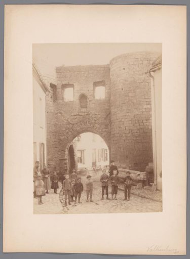 Outer side of the Grendelpoort in Valkenburg