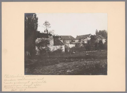 View of the old city wall at Valkenburg