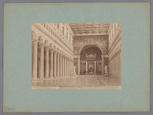 Interior of St. Paul Outside the Walls in Rome, Italy